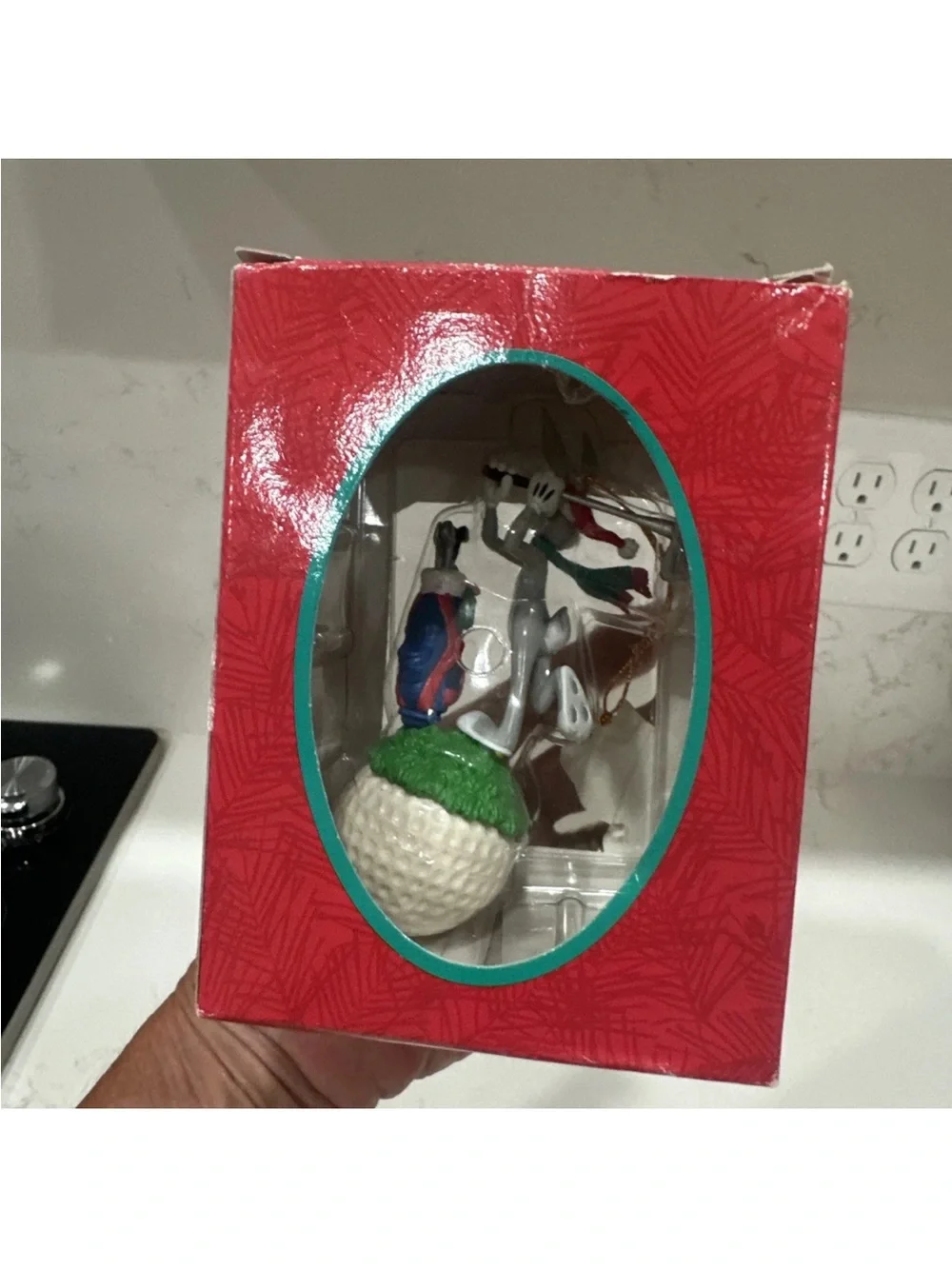 Bugs Bunny Golf Looney Tunes Matrix Collectible Christmas Ornament Happy Holiday